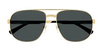 Occhiali da sole Gucci Uomo GG1223S002-GOLD-GOLD-GREY60 - GG1223S002-GOLD-GOLD-GREY60